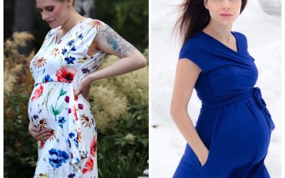 With some innovative twists in shape, VeNove maternity dresses are suitable for breastfeeding (thanks to a hidden nursing panel) and there are many small details that make the projects special. Photo courtesy: VeNove.
