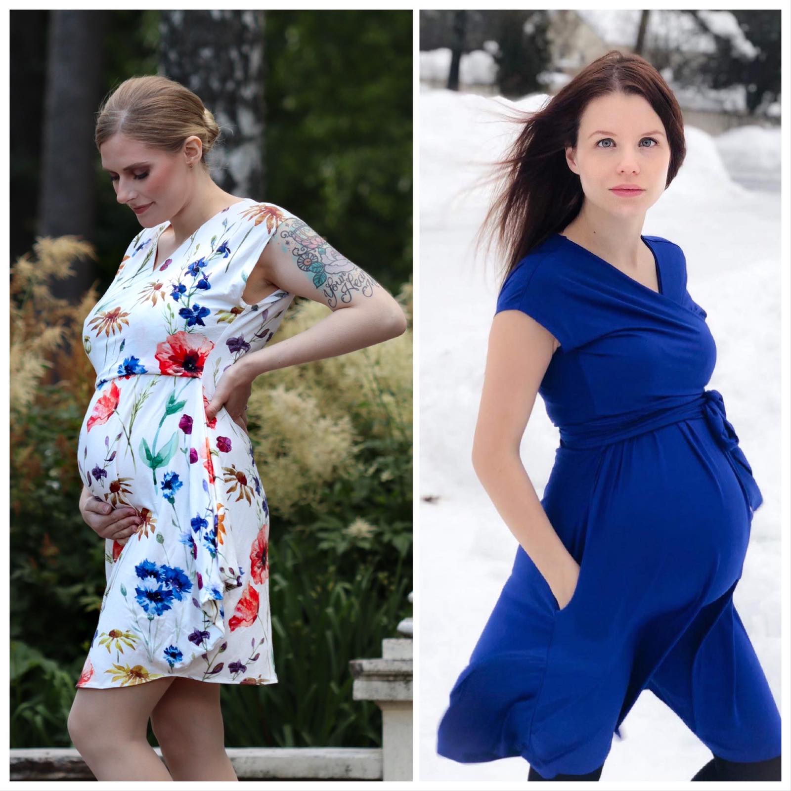With some innovative twists in shape, VeNove maternity dresses are suitable for breastfeeding (thanks to a hidden nursing panel) and there are many small details that make the projects special. Photo courtesy: VeNove.