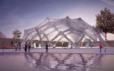 Architecture fabric used beautifully and ingeniously in Institute for Lightweight Structures and Conceptual Design. Source: Archpaper.com