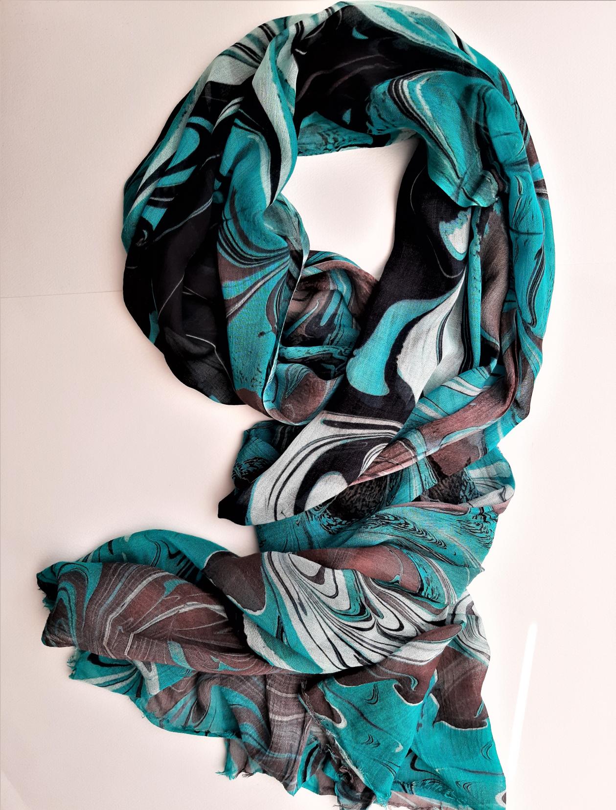 PAOLA DE GIOVANNNI- MARBLING SCARF