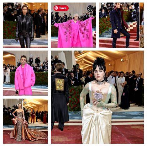 In Met Gala 2022, “Blake Lively, Billie Eilish, Sebastian Stan, Stormzy, Frederick Robertsson, Megan Thee Stallion, Glenn Close, Gigi Hadid, Irina Shayk, Olivia Rodrigo, Jordon Roth, Shawn Mendes, Evan Mock” were present. Image Source: https://tenpiecesofeight.com/