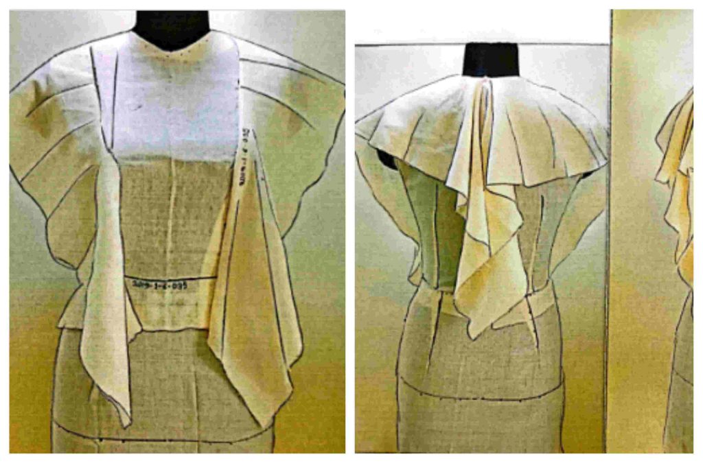 Fashion Draping: Study on Variation of Cascade