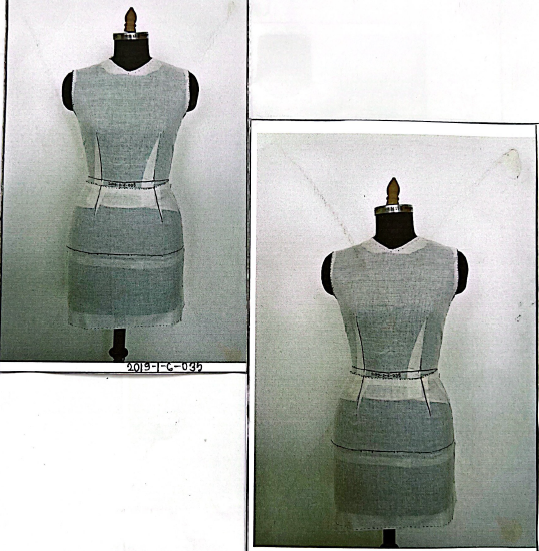 Figure of Basic draping of tops and skirts.