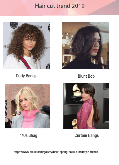 Hair cut trend 2019