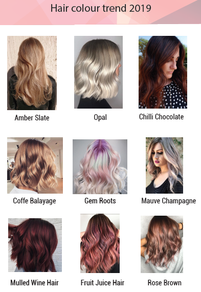 Hair colour trend 2019