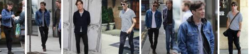 Figure : Cillian Murphy's early style - casual and relatable.
