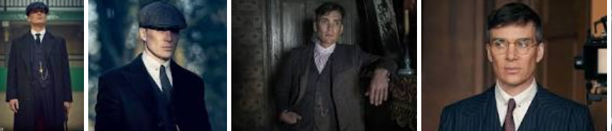 Figure : Cillian Murphy's iconic Peaky Blinders look.