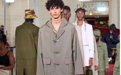 Men’s Elegance Unveiled: London Fashion Week S/S 24 Blends Modern Romance and Soft Grunge Trends