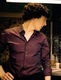 Bbc Sherlock Purple Shirt