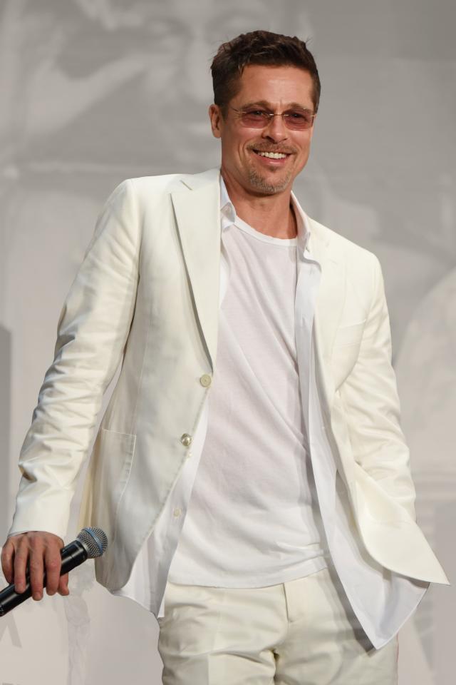 Brad Pitt Masters the Tricky Art of Wearing All White