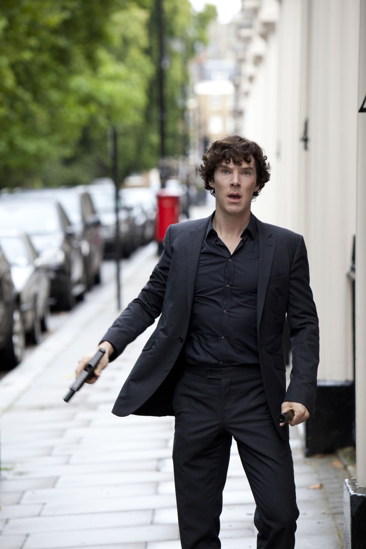 nixxie-fic: BBC Sherlock - Production Stills -... | Now trying to decipher two old men's nonsense