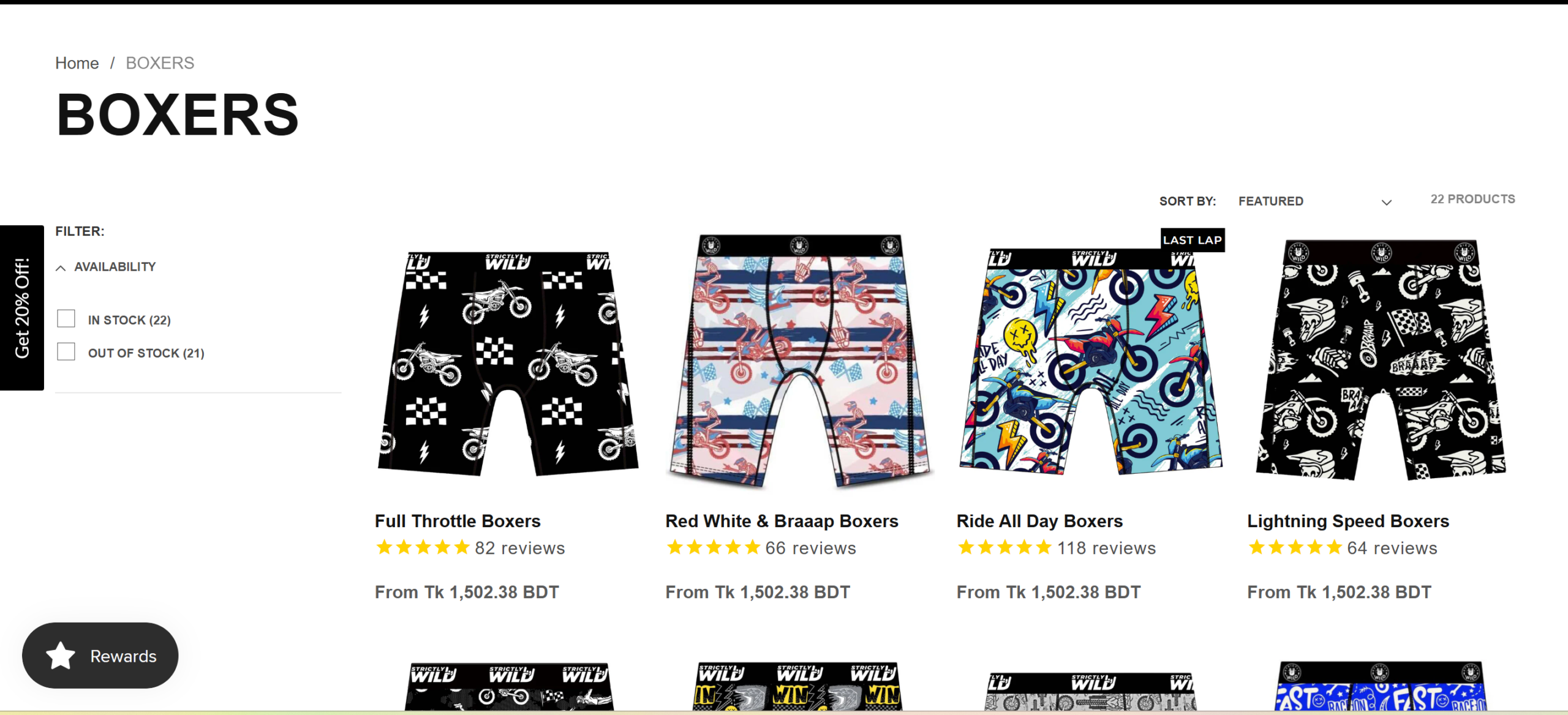 Figure For riders looking to upgrade their day-to-day essentials, Strictly Wild offers standout picks like their dirt bike underwear collection. Photo courtesy: screenshot taken from Strictlywild website.