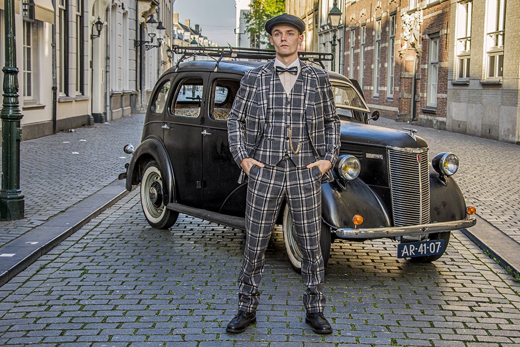 3-piece tweed 1920's style suit