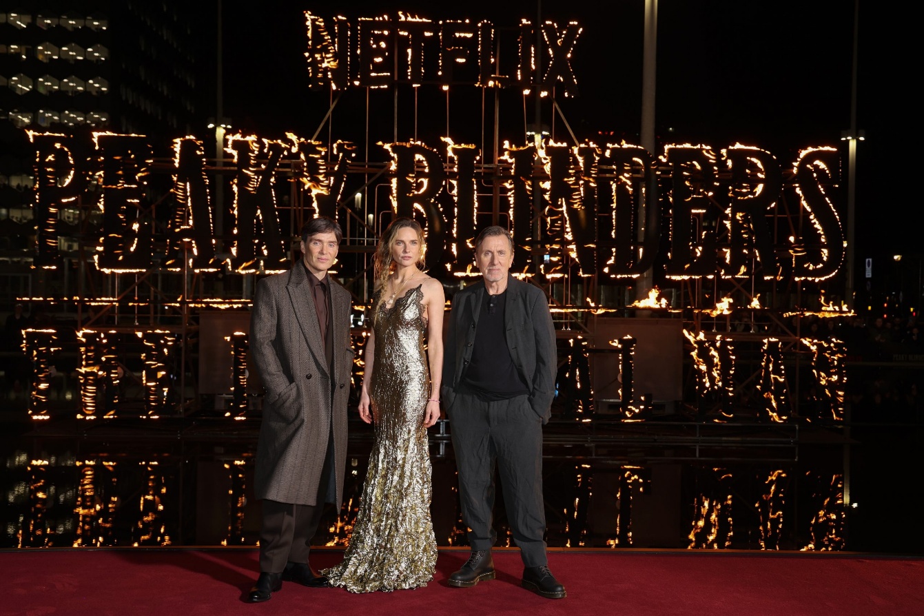 Cillian Murphy walks red carpet for Peaky Blinders premiere