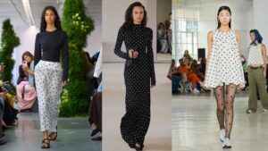Kendall Jenner Models Spring 2026's Polka Dot Trend at Khaite | Marie Claire